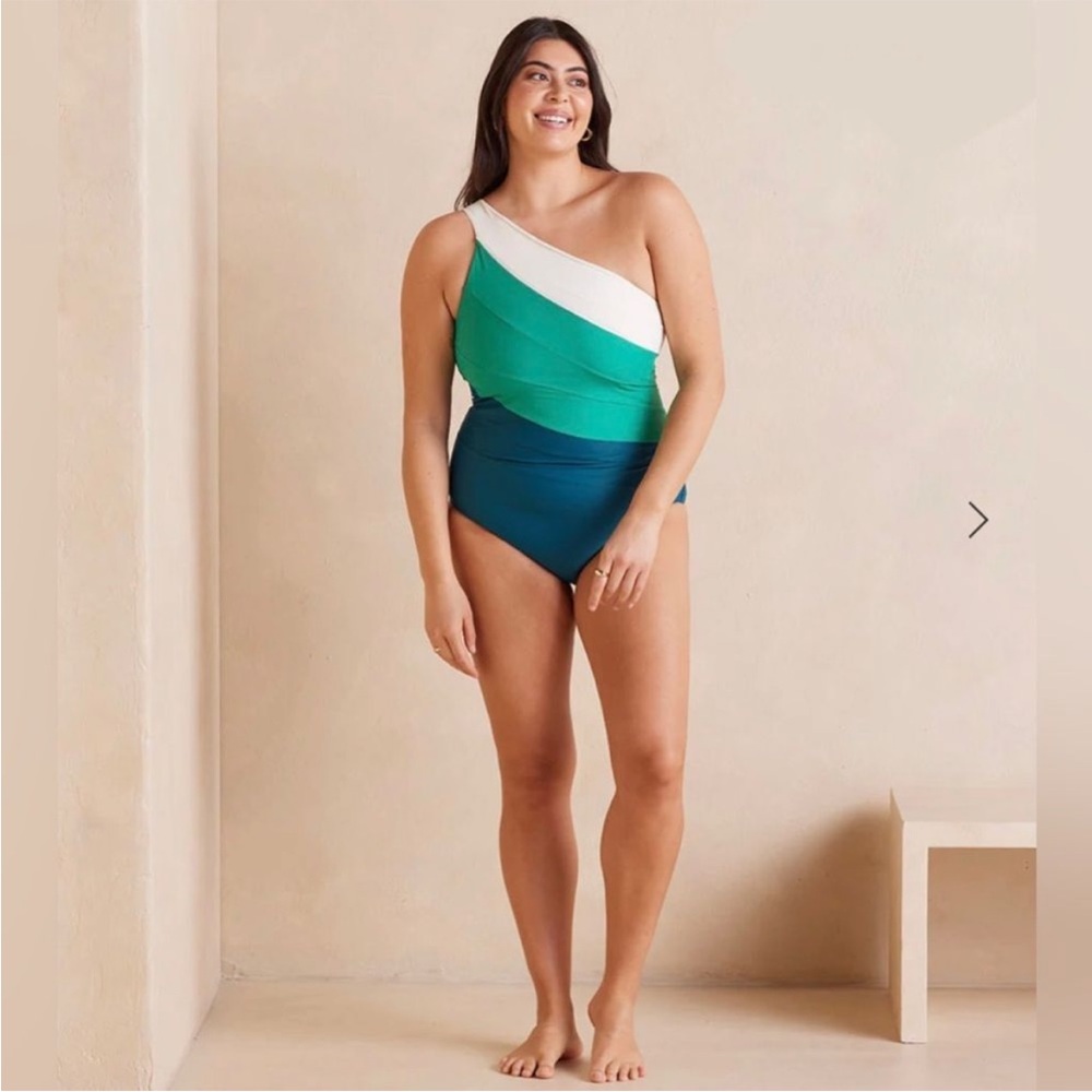 Summersalt Sidestroke Swimsuit One Piece Colorblock Support Swimwear